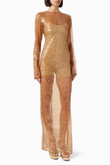 Thom Sequin-embellished Dress in Mesh