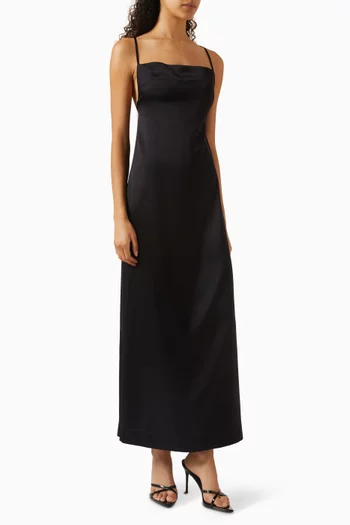 Phoebe Slip Dress in Satin