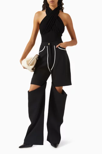 Emelio Cut-out Cargo Pants