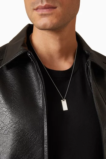 قلادة جودرون فضة إسترلينية، 8 غرام