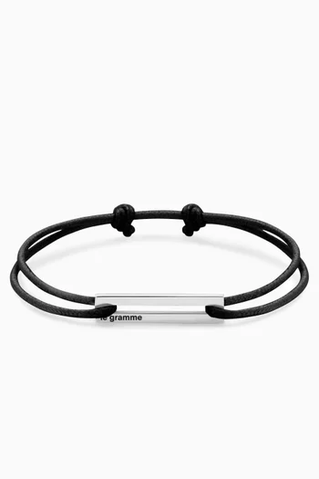 سوار جودرون بتصميم حبل محفور فضة إسترلينية، 1.7 غرام