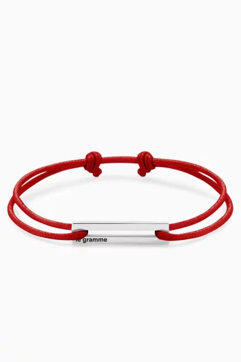 سوار جودرون بتصميم حبل محفور فضة إسترلينية، 1.7 غرام