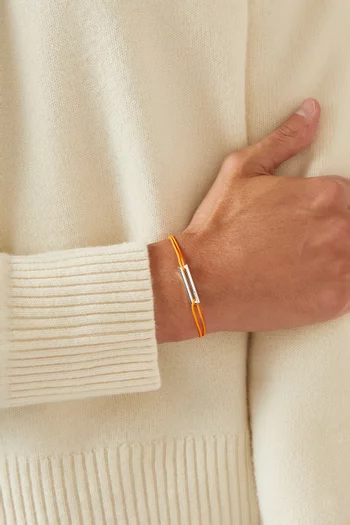 سوار جودرون بتصميم حبل محفور فضة إسترلينية، 1.7 غرام