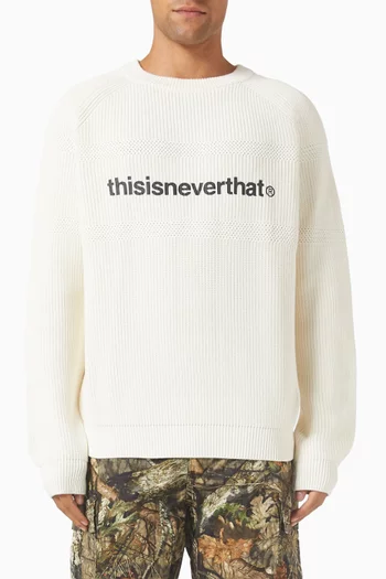 T-Logo Knit Sweater