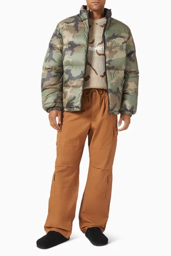 جاكيت بوجهين برتكس مبطن بالزغب