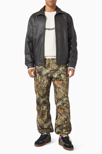 بنطال كارغو بنقشة