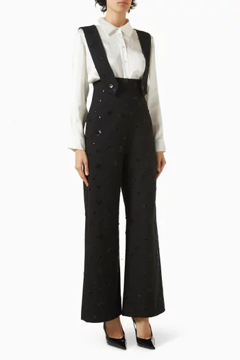 بنطال بيتيلوار مطرز