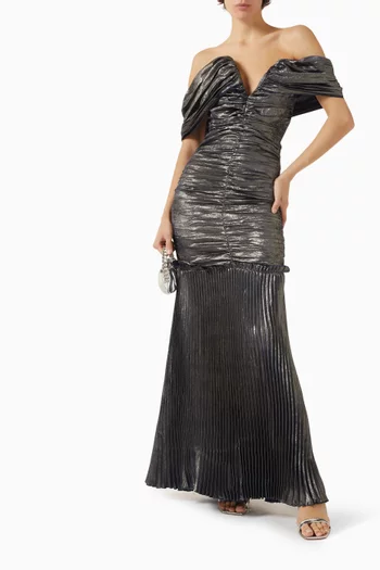 Waldorf Off-shoulder Gown