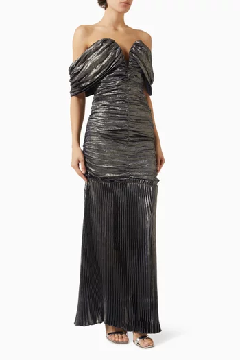 Waldorf Off-shoulder Gown