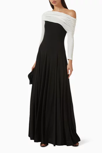 Caelis Off-shoulder Maxi Dress