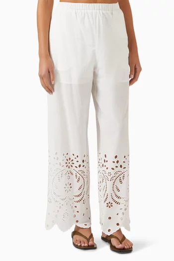 Broderie Anglaise Pants