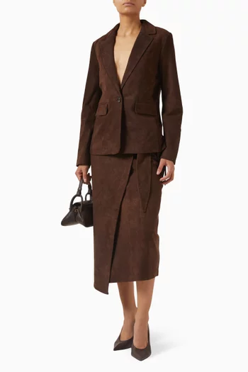 Tailored Jacket in Suede