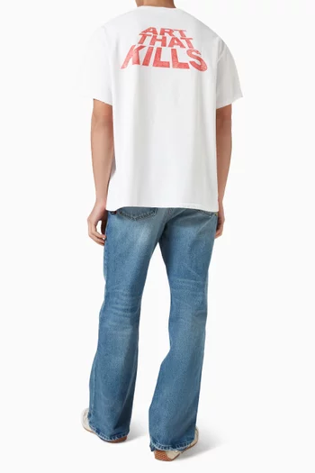 Skeleton Beach T-shirt in Cotton