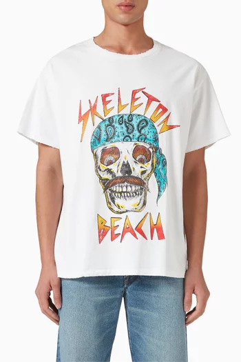 Skeleton Beach T-shirt in Cotton