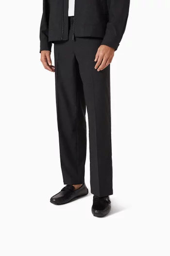 Pilot Driver Loafers in Smooth Leather