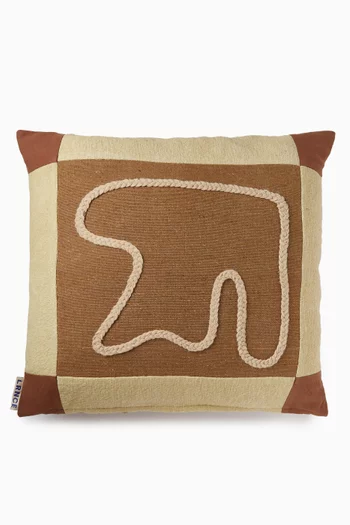 غطاء وسادة بودا قطن وصوف