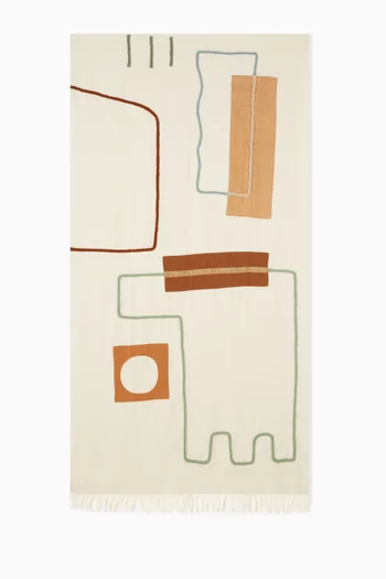 بطانية زيسو مزيج صوف وقطن