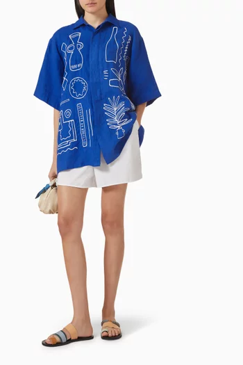 قميص ايه سمر إن مراكش كتان