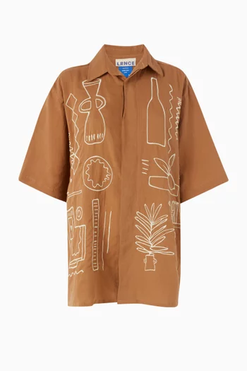 قميص ايه سمر إن مراكش كتان