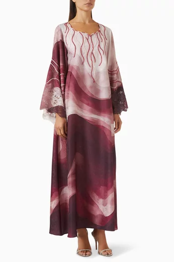 Embellished Wave Kaftan