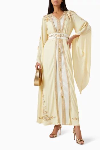Embroidered 2-piece Kaftan Set