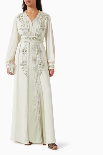 Embellished 2-piece Kaftan Set