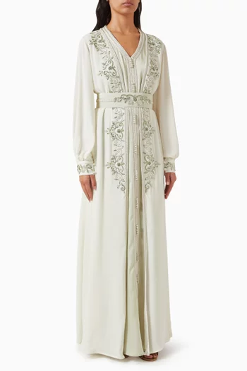 Embellished 2-piece Kaftan Set