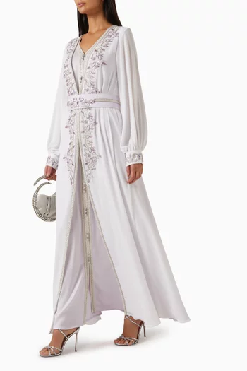 Embellished 2-piece Kaftan Set
