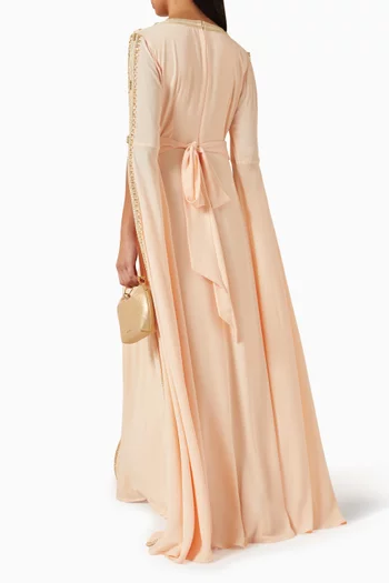 Embellished Belted Kaftan