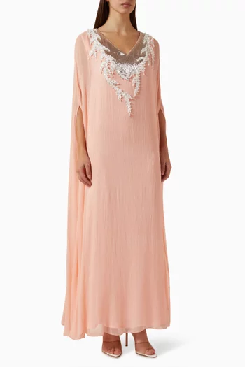 Bead-embellished Kaftan