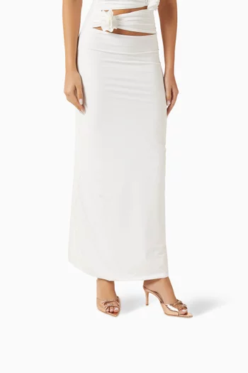 Carol 75 Crystal Mules in Metallic Elaphe Leather