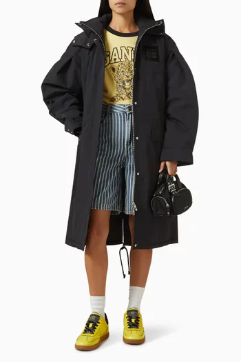 Tri-Layer Parka Coat in Ripstop