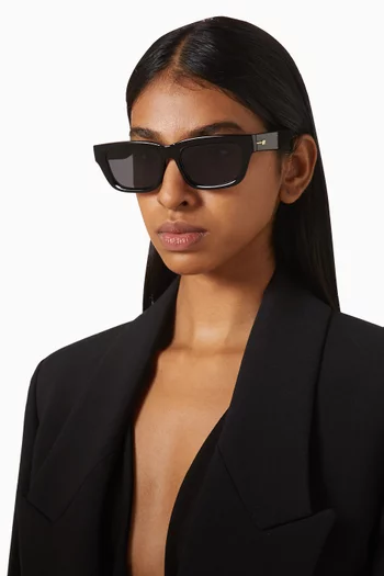 Le Castle Rectangle Sunglasses in Polymer