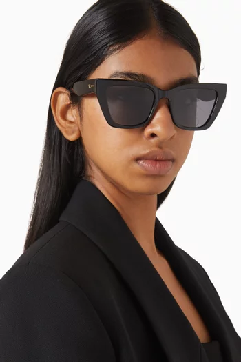 نظارة شمسية لو كور بتصميم عين القطة بوليمر