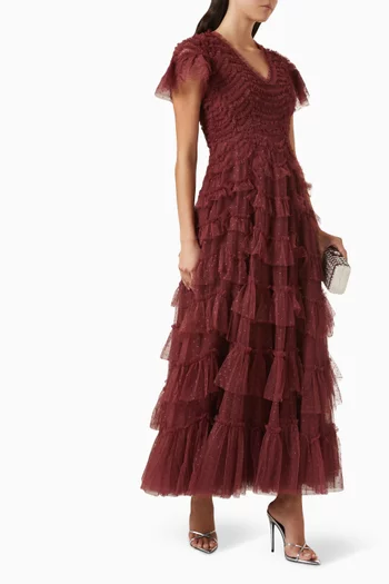 Aviana Ruffle Gown