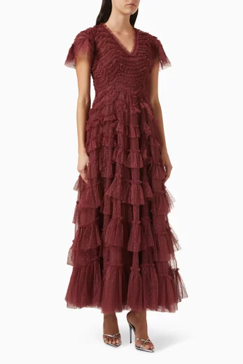 Aviana Ruffle Gown