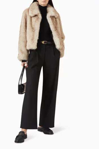 Double-pleated Slacks