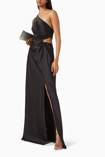 فستان بايبر بكتف مكشوف ستان