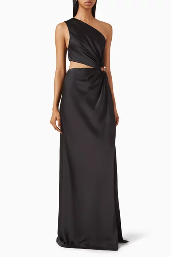 فستان بايبر بكتف مكشوف ستان