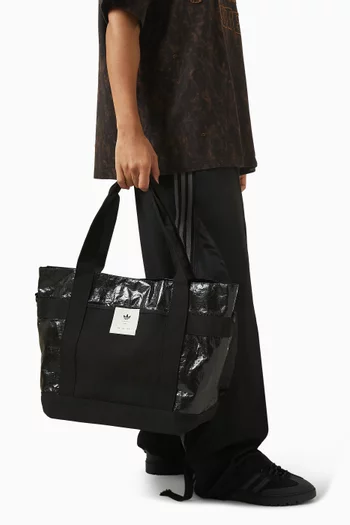 حقيبة يد قطن تويل مغلف أديداس × سونج فور ذا ميوت