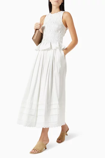 Ruth Midi Skirt in Cotton