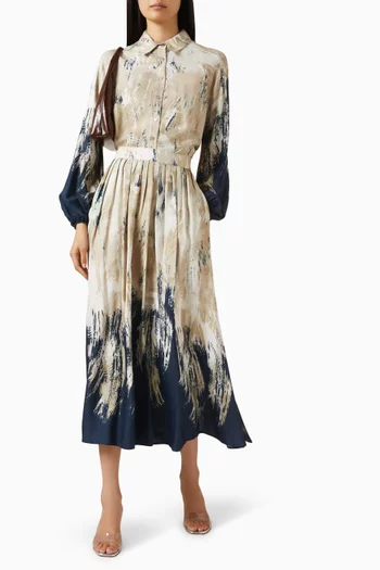 Valle Shirt & Skirt Set in Viscose-rayon