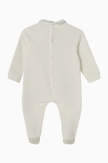 بيجاما بتصميم جرو وياقة قطن