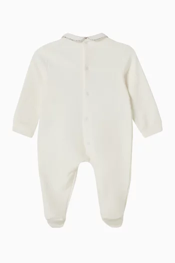 بيجاما بتصميم جرو وياقة قطن