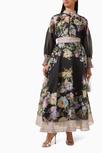 Printed Top & Skirt Set