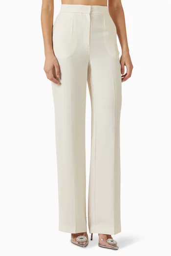 Wide-leg Pants in Viscose