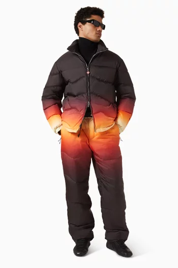 Gradient Padded Pants