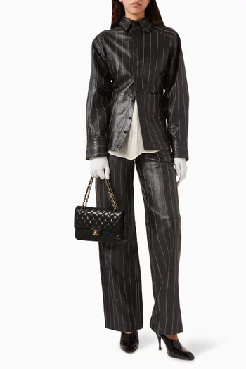 Medium Classic Double Flap Bag in Quilted Leather