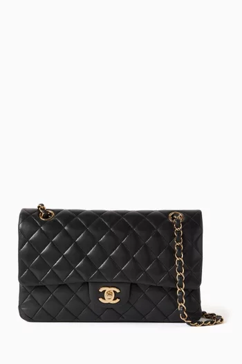 Medium Classic Double Flap Bag in Quilted Leather