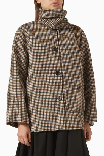 Coat in Double-face Wool